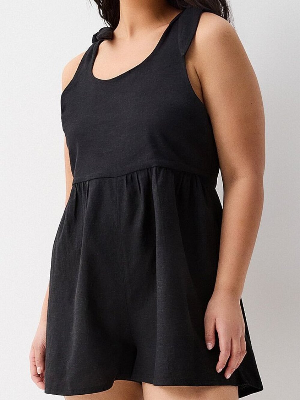 Tie-strap romper